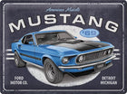 Ford Mustang 1969 Mach 1 Retro Blechschild 30 x 40cm