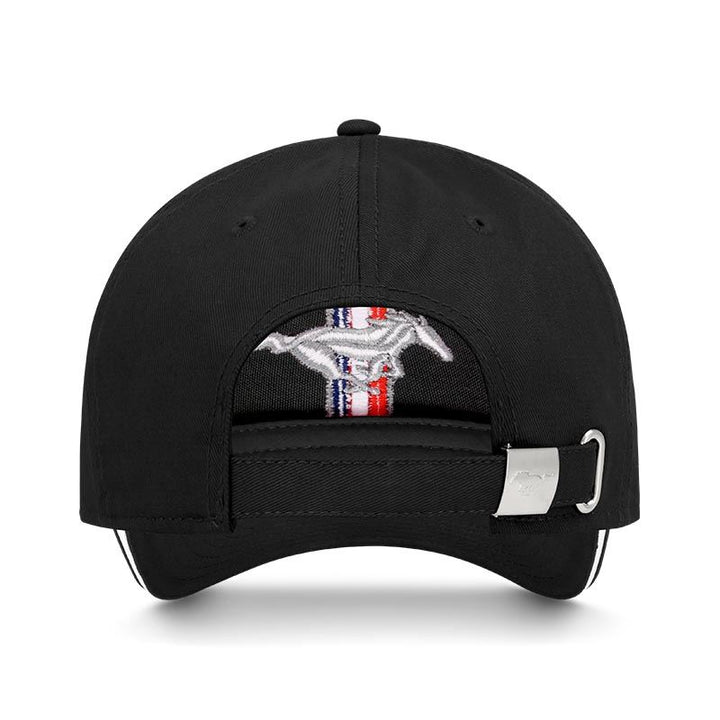 Ford Mustang Logo rPET Baseball Cap Schwarz verstellbar