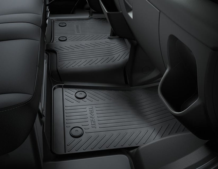 Original Ford Transit Custom & Transit Allwetterfußmatten vorne, schwarz