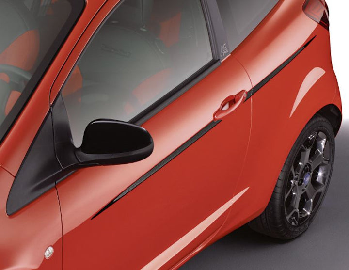 Original Ford Ka 2008-2016 Zierstreifen Für Fahrzeugseite, Karbon-Design