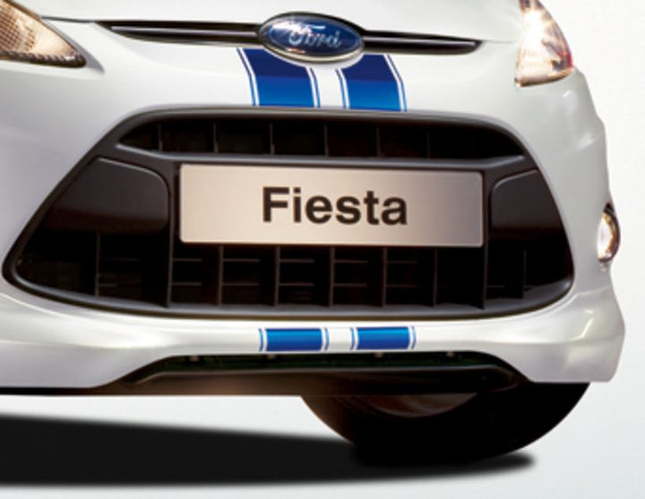 Original Ford Fiesta 2008-2012 Zierstreifen für Front- und Heckstoßfänger, blau