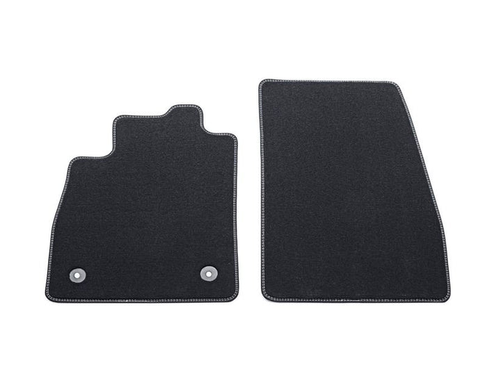 Original Ford Fiesta Premium Velours-Fußmatten vorne, Vignale-Design, Metal Grey