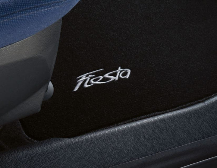 Original Ford Fiesta Velours-Teppichfußmatten vorne, schwarz
