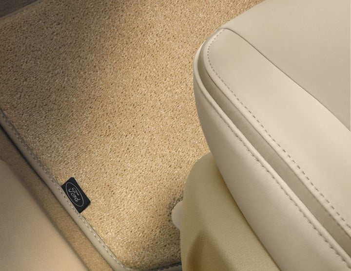 Original Ford Mondeo 2007-2014 Velours-Teppichfußmatten hinten, beige