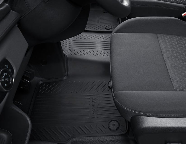 Original Ford Transit Custom & Transit Allwetterfußmatten vorne, schwarz