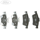 Original Ford Focus 2014-2019 Bremsbeläge hinten für belüftete Scheibe 2019129