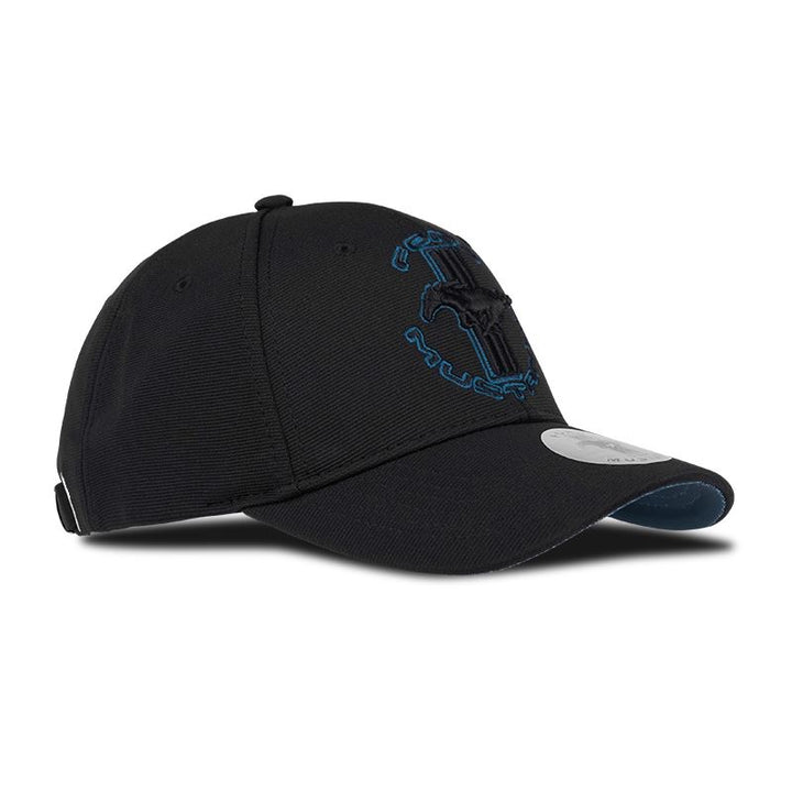 Ford Mustang Halo Baseball Cap Schwarz/Blau verstellbar