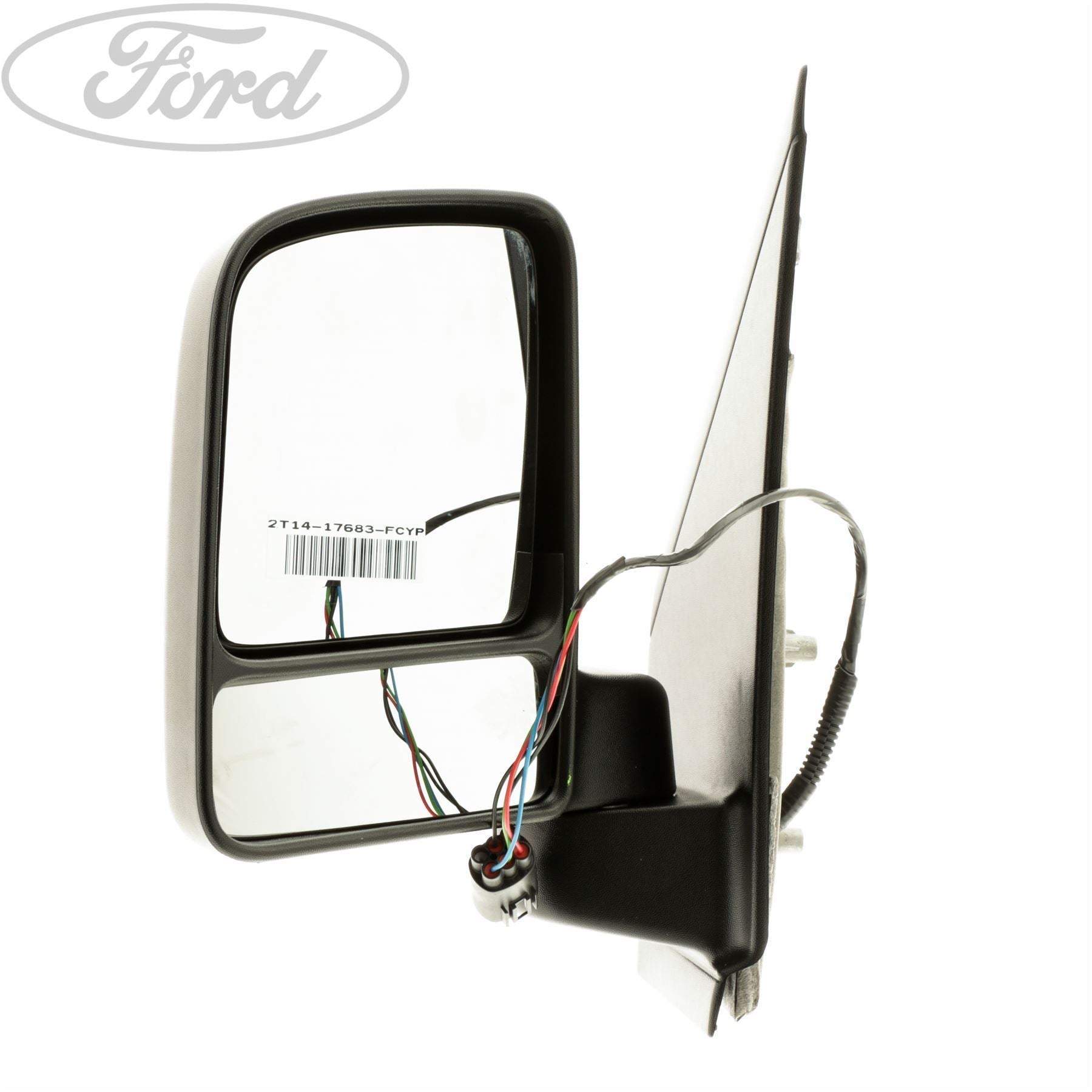 Außenspiegel Spiegelglas manuell Schwarz links 2S6117683AS Ford