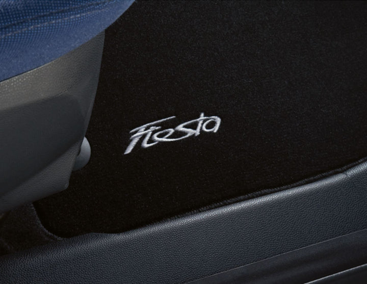 Original Ford Fiesta Velours-Teppichfußmatten vorne, schwarz