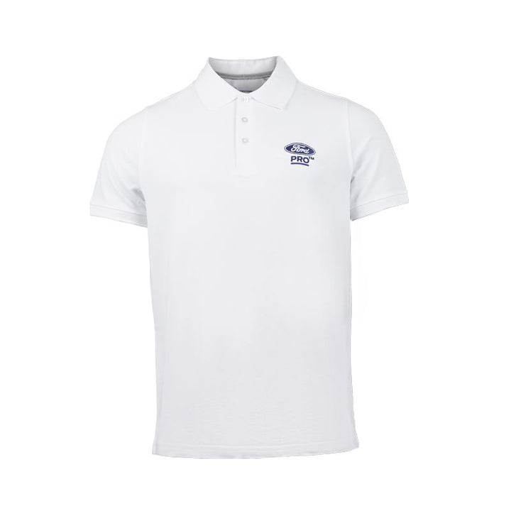 Ford Pro Herren Polo-Shirt weiß