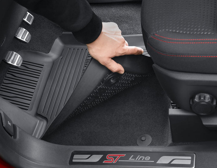 Ford Kuga ab 2020 Allwetterfußmatten, vorne, schwarz, Wannenform 2476151