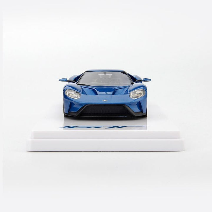 Ford GT Modellauto Blau 1:43