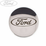 Ford Nabendeckel Silber mit Ford-Oval-Logo 70mm 2100367 - 1Stk