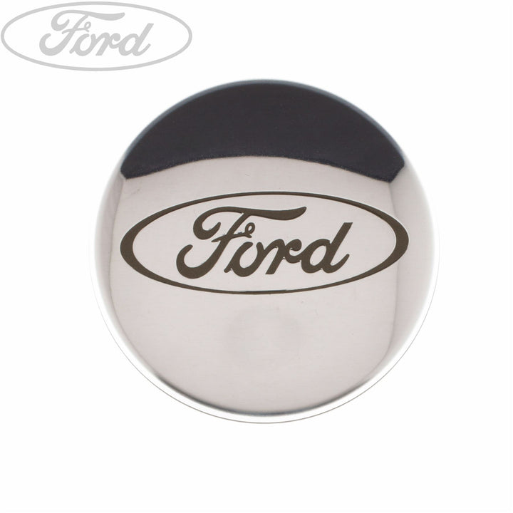 Ford Nabendeckel Silber mit Ford-Oval-Logo 70mm 2100367 - 1Stk