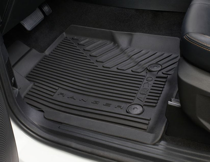 Original Ford Ranger ab 2022 Allwetterfußmatten vorn und hinten, schwarz