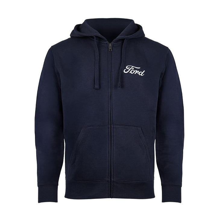 Ford Script Herren Zip-Hoodie navy, 3XL