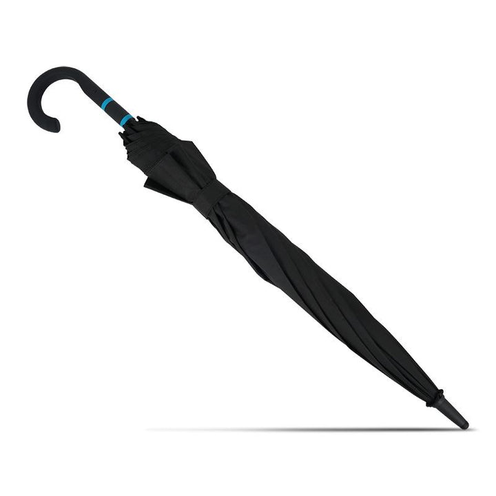 Ford Regenschirm Schwarz mit blauem Mustang-Logo