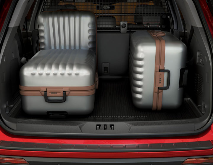 Original Ford Explorer ab 2020 Gepäckraumwanne mit Logo, hinter der 2. Sitzreihe