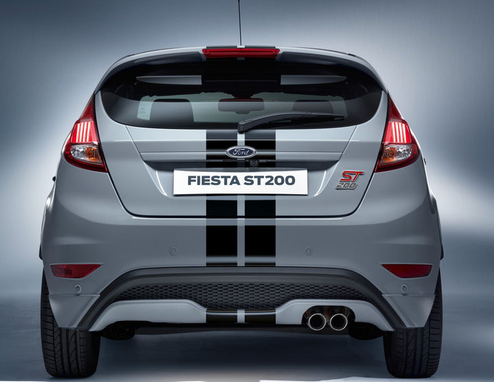 Original Ford Fiesta herpa print* Rallye-Streifen durchgehend, schwarz glänzend