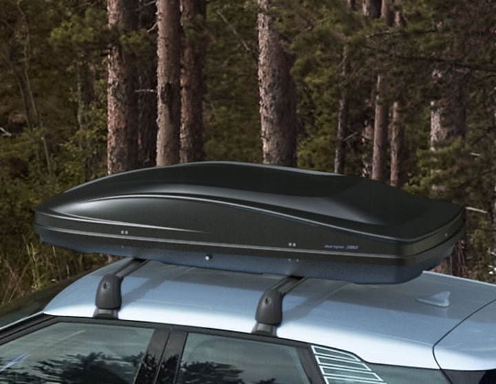 G3* Dachbox Elegance Europe 390, mattschwarz mit Prägung