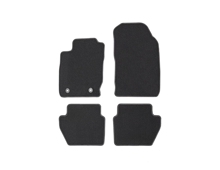 Original Ford Ecosport 2017-2023 Velours-Teppichfußmatten vorn & hinten, schwarz