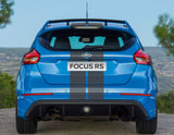 Original Ford Focus Mattschwarz Racing Stripes 2014- 2049019
