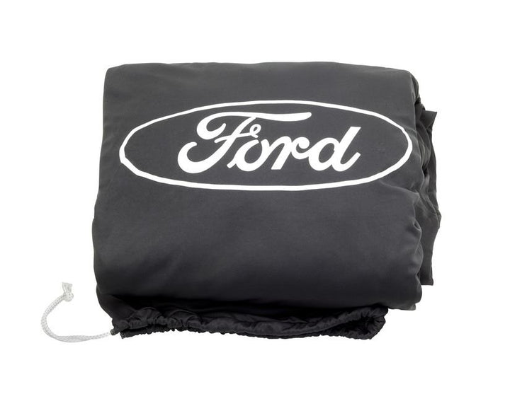 Original Ford Puma Premium Schutzabdeckung schwarz, mit weißen Nähten