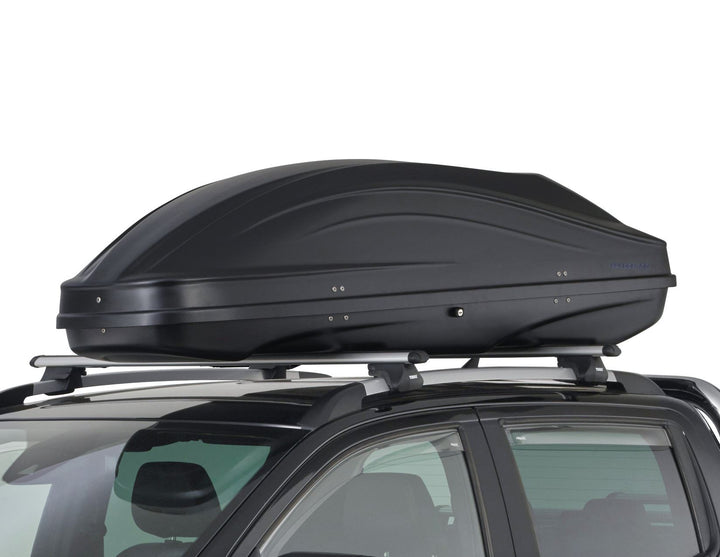 G3* Dachbox Elegance Europe 370, mattschwarz mit Prägung
