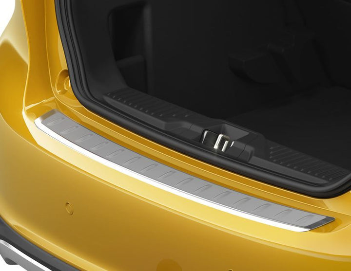 Original Ford Fiesta Heckstoßfängerschutz, aus poliertem & gebürstetem Edelstahl