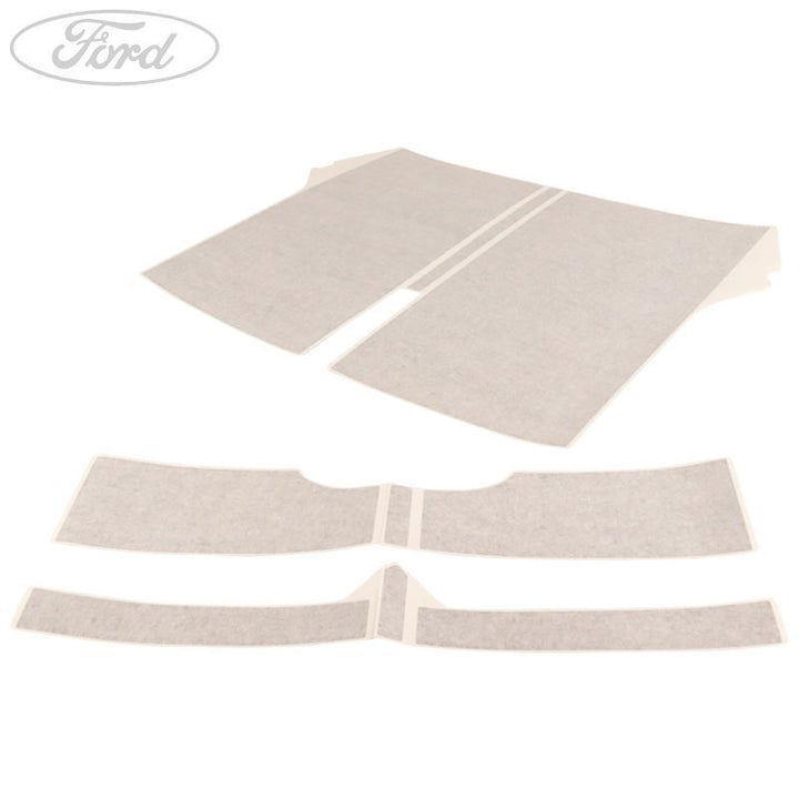 Original Ford Custom Motorhauben Racing Stripe Aufkleber schwarz 13-18 1826420