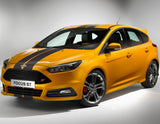 Original Ford Focus Mattschwarze Racing Stripes 2014- 2081537