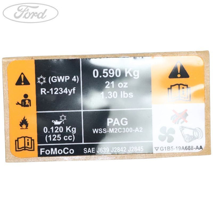Original Ford  / KA+ 2015-2019 Aufkleber 2025773