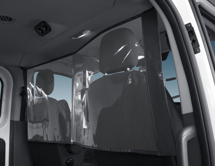 Original Ford Tourneo Custom Flexibler Innenraumteiler Schutzschild, transparent