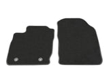 Original Ford Ecosport Velours-Teppichfußmatten vorne,schwarz,2x Naht Metal Grey