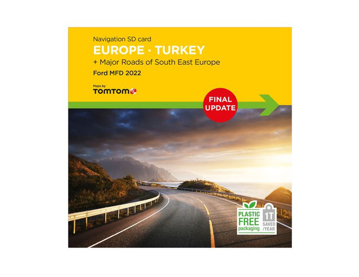 TomTom* Navigationssoftware für Original Ford MFD Navigationssystem