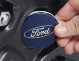 Original Ford Fiesta Focus EcoSport Blau Felgenkappe 54mm X1 1429118 - 4 Stk