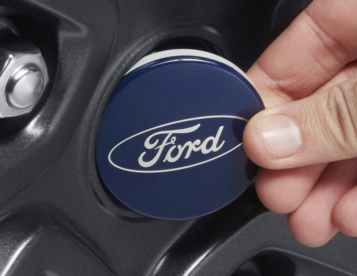 Original Ford Fiesta Focus EcoSport Blau Felgenkappe 54mm X1 1429118 - 4 Stk