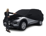Ford Explorer Premium Schutzabdeckung schwarz, mit weissen Nähten 2458167