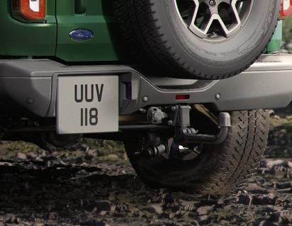 Ford Bronco ab 2021 Abnehmbare Anhängerkupplung & kompletter 13-poliger Elektrosatz