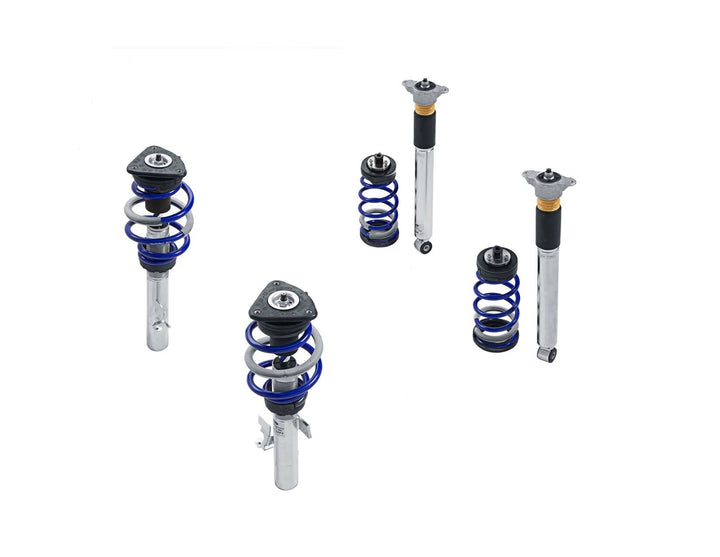 Original Ford Focus 2014-2019 Gewindefahrwerkssatz Edelstahl, Federn in Blau