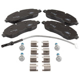 Original Ford Transit Bremsbeläge vorn & Verschleißdraht 2x Hinterräder 2005987