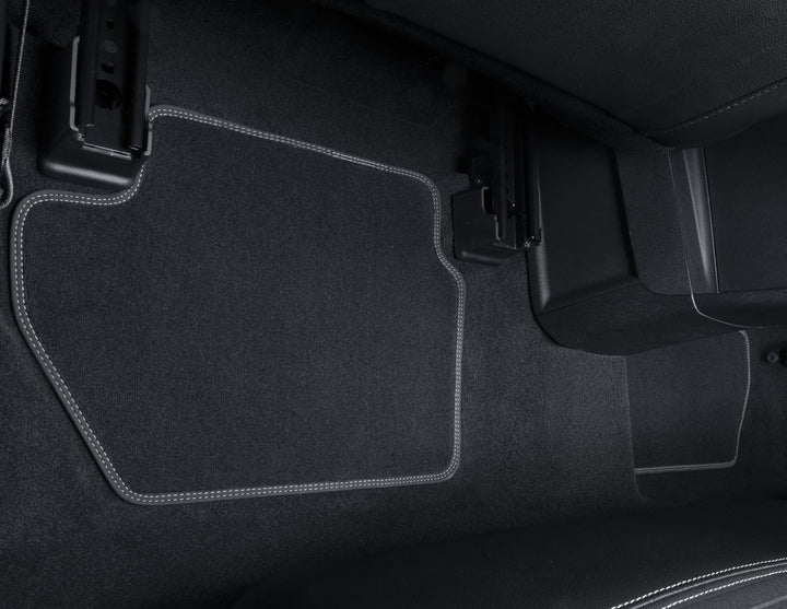 Original Ford Ecosport 2017-2023 Velours-Teppichfußmatten vorn & hinten, schwarz