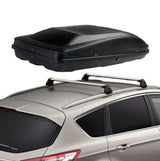Ford S-MAX 2015-2023 Querträger & G3 Dachbox Elegance Europe 390 Mattschwarz