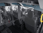 Original Ford Transit Flexibler Innenraumteiler Schutzschild, transparent