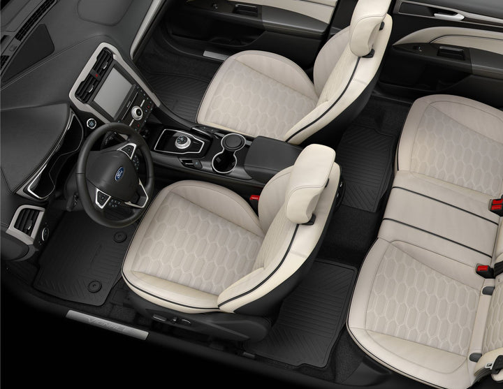 Original Ford Mondeo Vignale 2014-2022 Allwetterfußmatten vorne & hinten,schwarz