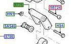 Original Ford Transit Blattfederbügel hinten einfach x1 2538847