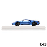 Ford GT Modellauto Blau 1:43