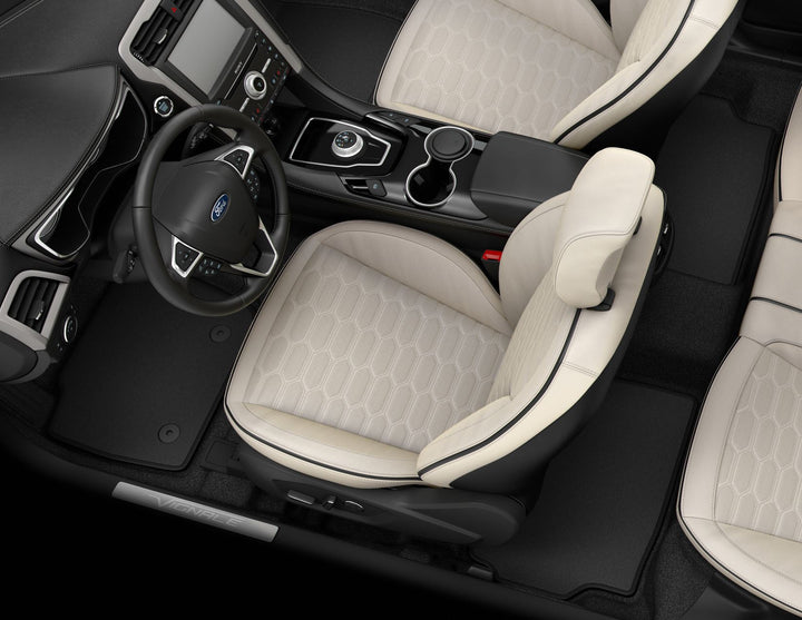 Original Ford Mondeo 2007-2014 Velours-Teppichfußmatten Vignale, vorn& hinten