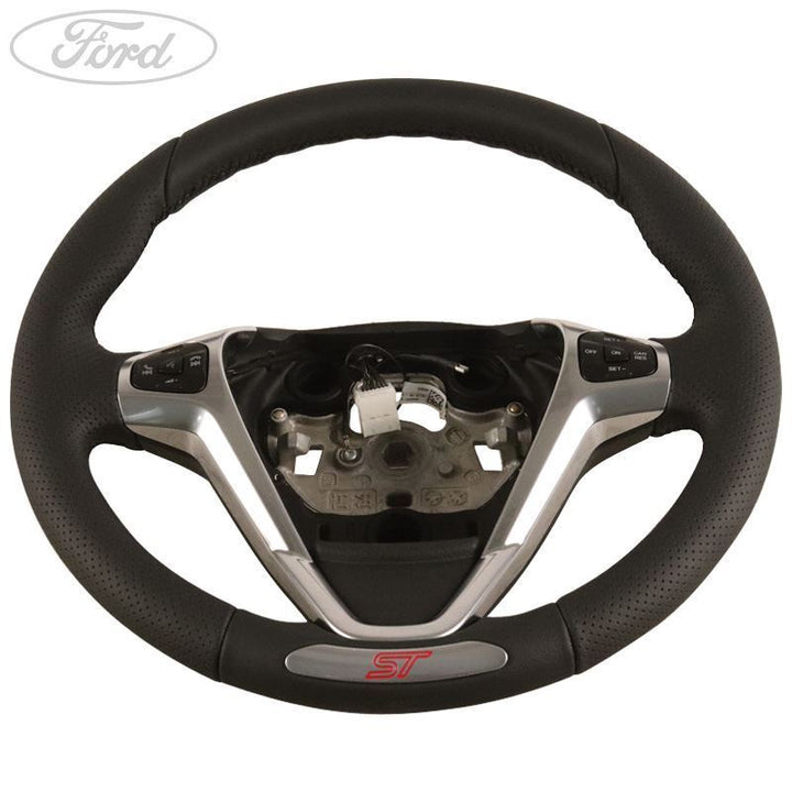 Ford Fiesta ab 2013 Lenkrad rote Ziernähte ohne Tempomat 2067873