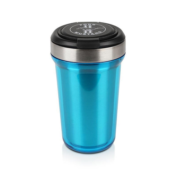 Ford Mustang Thermobecher blau
